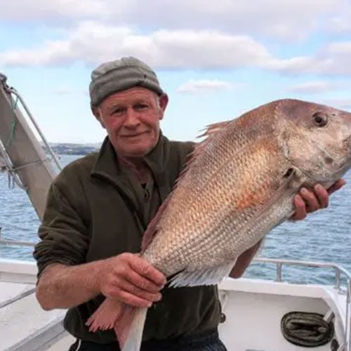 Dove Charters Fishing Trips in Kawhia harbour Aotearoa new zealand team Dennis Pinny 2